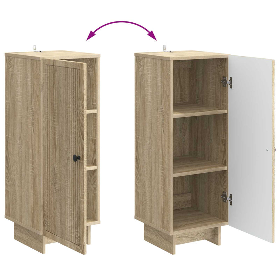 Kast Sonoma Eiken 33 x 34,5 x 90 cm Geconstrueerd hout