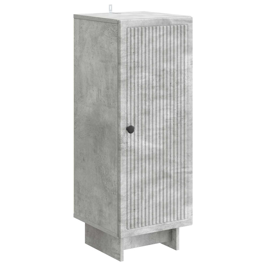 Kast Beton Grijs 33 x 34,5 x 90 cm Geconstrueerd hout