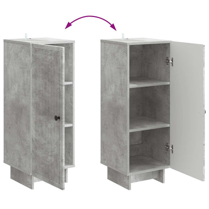 Kast Beton Grijs 33 x 34,5 x 90 cm Geconstrueerd hout