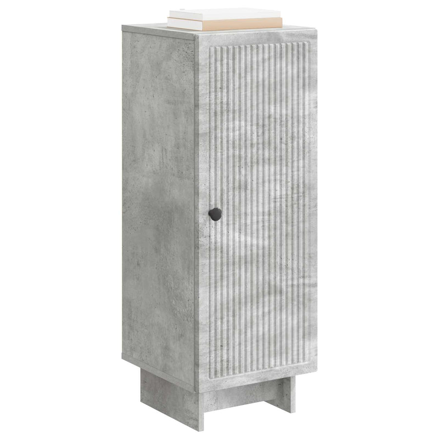 Kast Beton Grijs 33 x 34,5 x 90 cm Geconstrueerd hout
