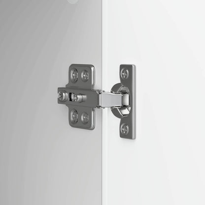 Kast Hoogglans Wit 33 x 34,5 x 90 cm Geconstrueerd hout