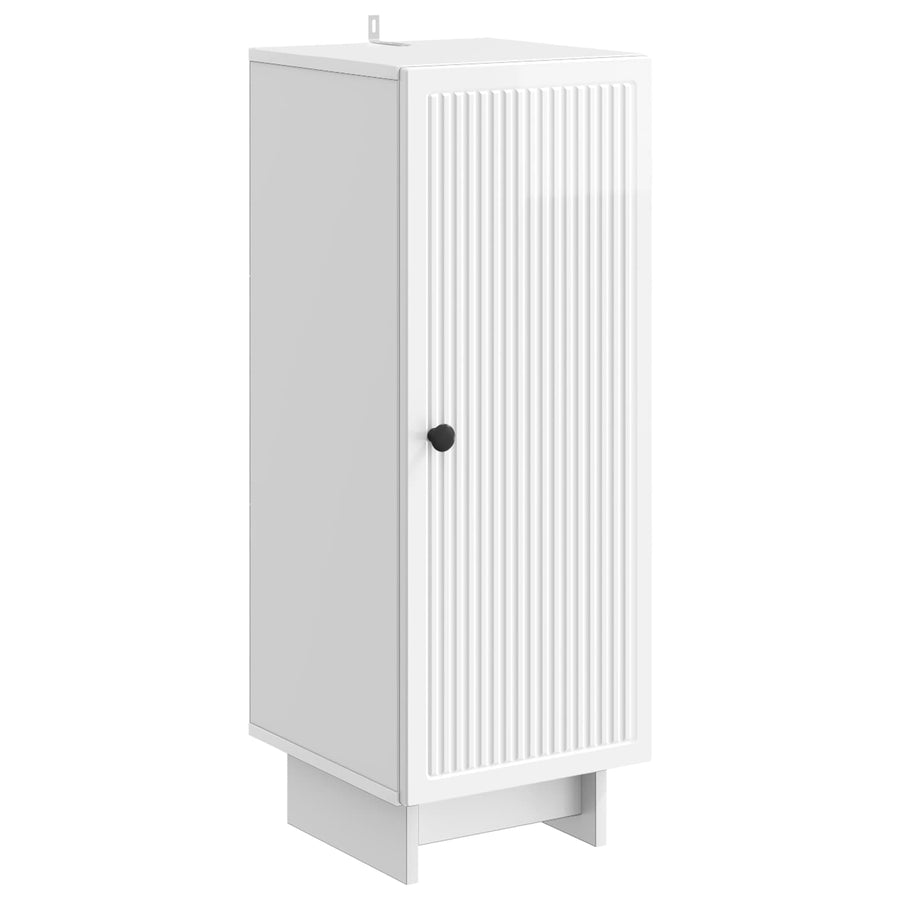 Kast Hoogglans Wit 33 x 34,5 x 90 cm Geconstrueerd hout