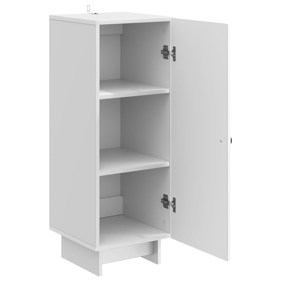 Kast Hoogglans Wit 33 x 34,5 x 90 cm Geconstrueerd hout
