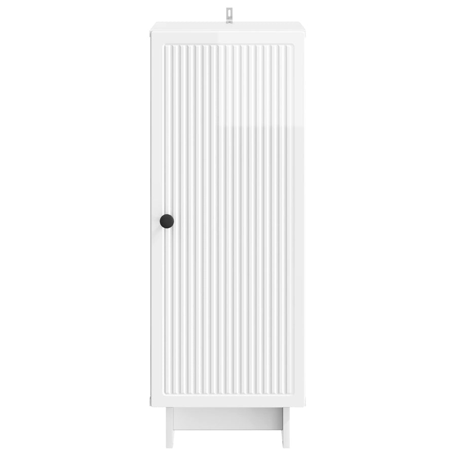 Kast Hoogglans Wit 33 x 34,5 x 90 cm Geconstrueerd hout