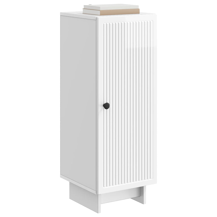 Kast Hoogglans Wit 33 x 34,5 x 90 cm Geconstrueerd hout
