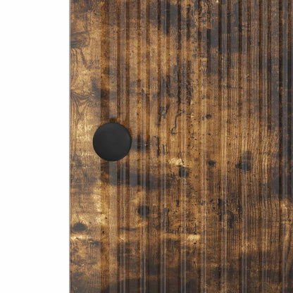 Kast Gerookte Eik 33 x 34,5 x 90 cm Geconstrueerd hout