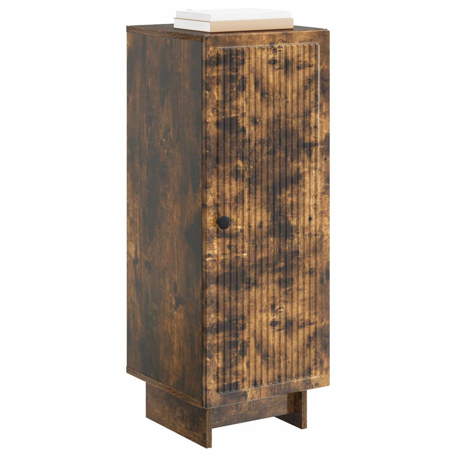 Kast Gerookte Eik 33 x 34,5 x 90 cm Geconstrueerd hout