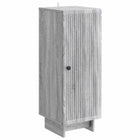 Kast 33x34,5x90 cm grijs geconstrueerd hout