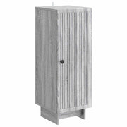 Kast 33x34,5x90 cm grijs geconstrueerd hout