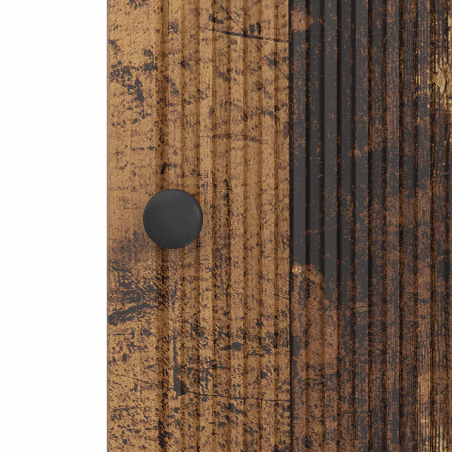 Kast Oudhout 33 x 34,5 x 90 cm Geconstrueerd hout