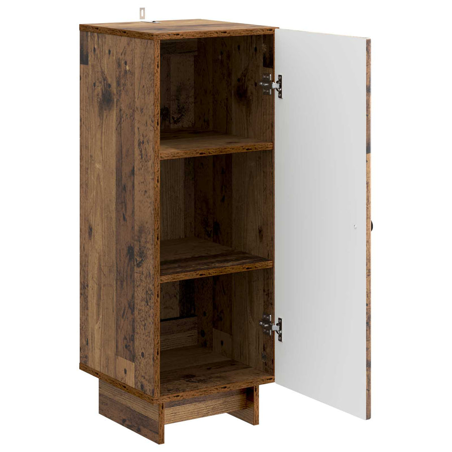 Kast Oudhout 33 x 34,5 x 90 cm Geconstrueerd hout