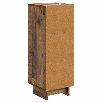 Kast Oudhout 33 x 34,5 x 90 cm Geconstrueerd hout