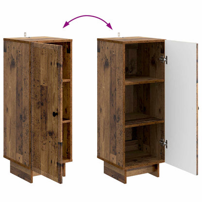 Kast Oudhout 33 x 34,5 x 90 cm Geconstrueerd hout