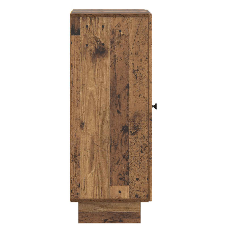 Kast Oudhout 33 x 34,5 x 90 cm Geconstrueerd hout