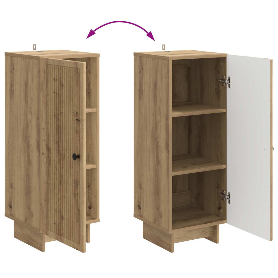 Kast Artisan Eik 33 x 34,5 x 90 cm Geconstrueerd hout