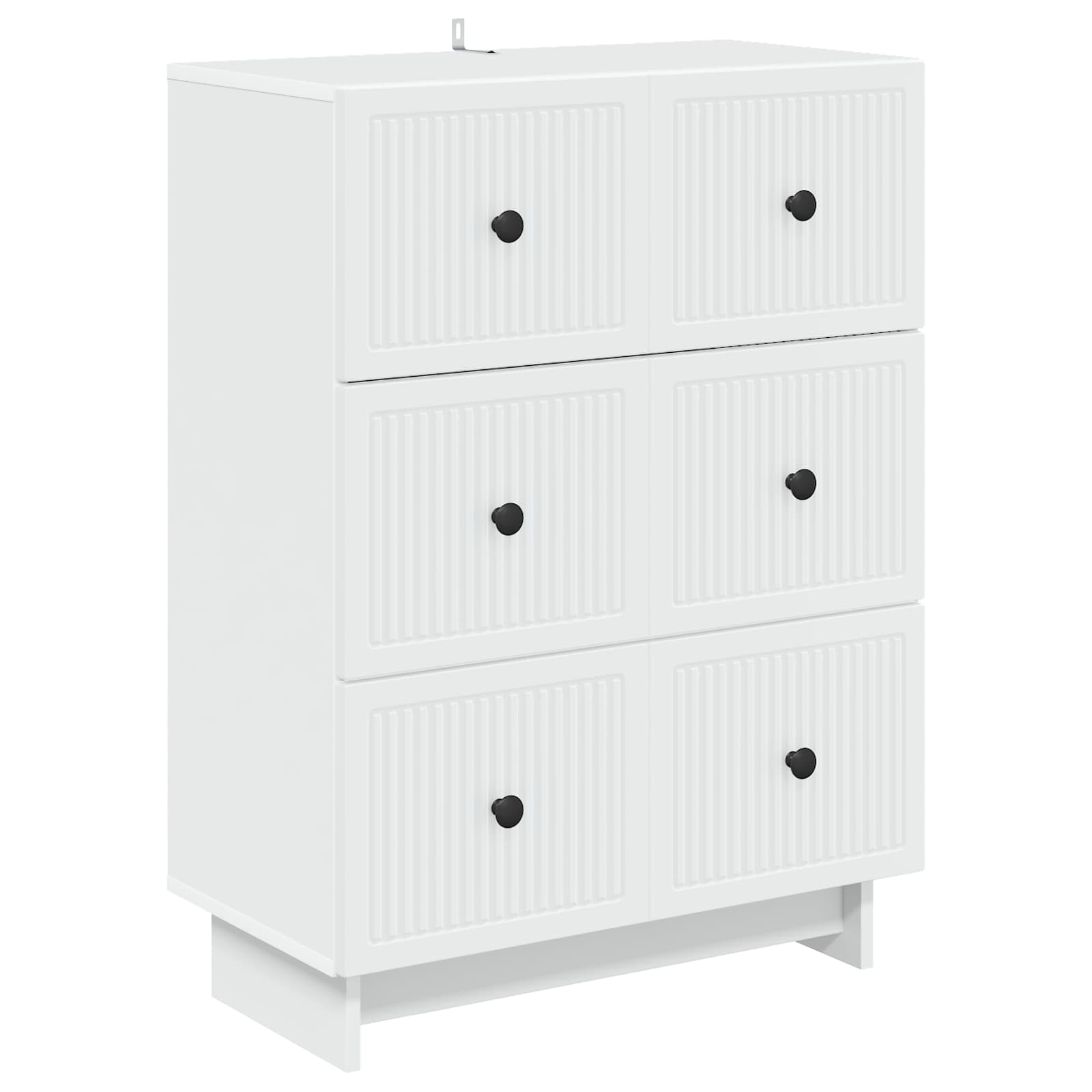 Ladenkast Wit 66 x 34,5 x 90 cm Bewerkt hout