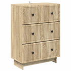 Ladekast Sonoma Eiken 66x34,5x90 cm bewerkt hout
