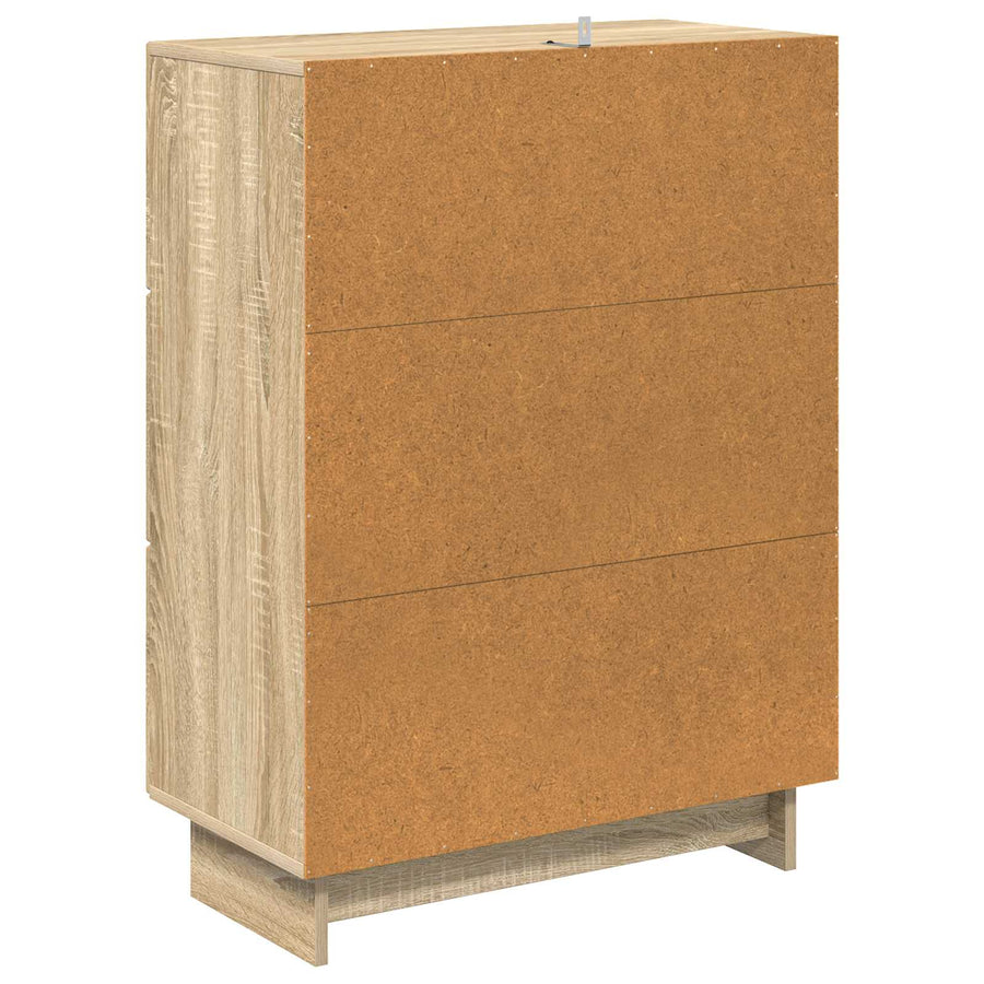 Ladenkast Sonoma Eiken 66 x 34,5 x 90 cm Bewerkt hout