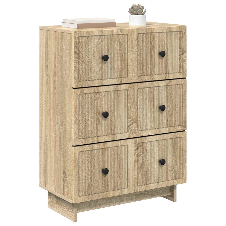 Ladenkast Sonoma Eiken 66 x 34,5 x 90 cm Bewerkt hout
