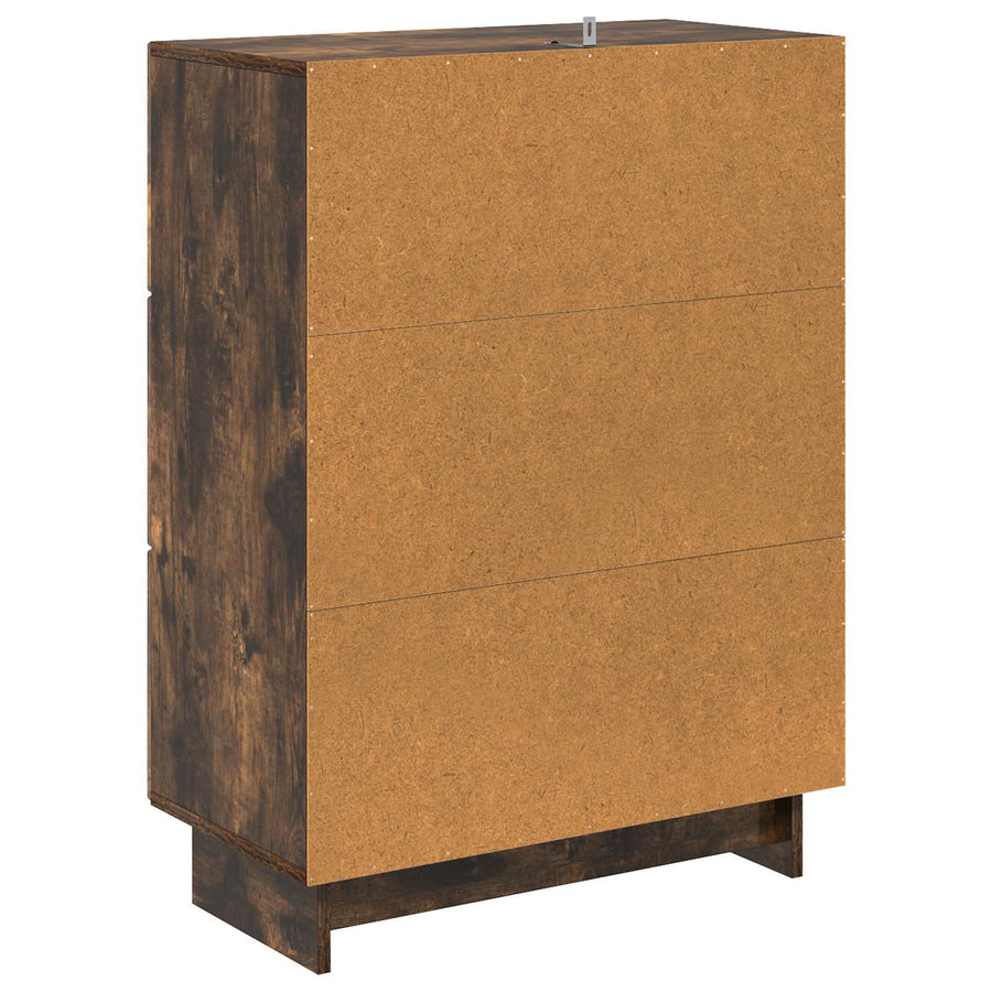 Ladenkast Gerookt eiken 66 x 34,5 x 90 cm Bewerkt hout