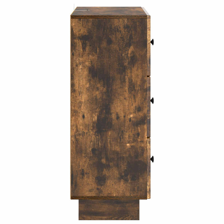 Ladenkast Gerookt eiken 66 x 34,5 x 90 cm Bewerkt hout