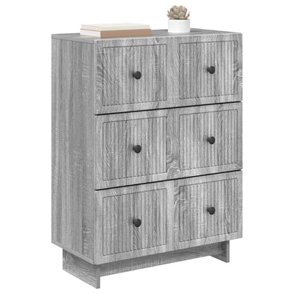 Ladenkast Grijs sonoma 66 x 34,5 x 90 cm Bewerkt hout
