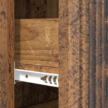 Ladenkast Oud hout 66 x 34,5 x 90 cm Bewerkt hout