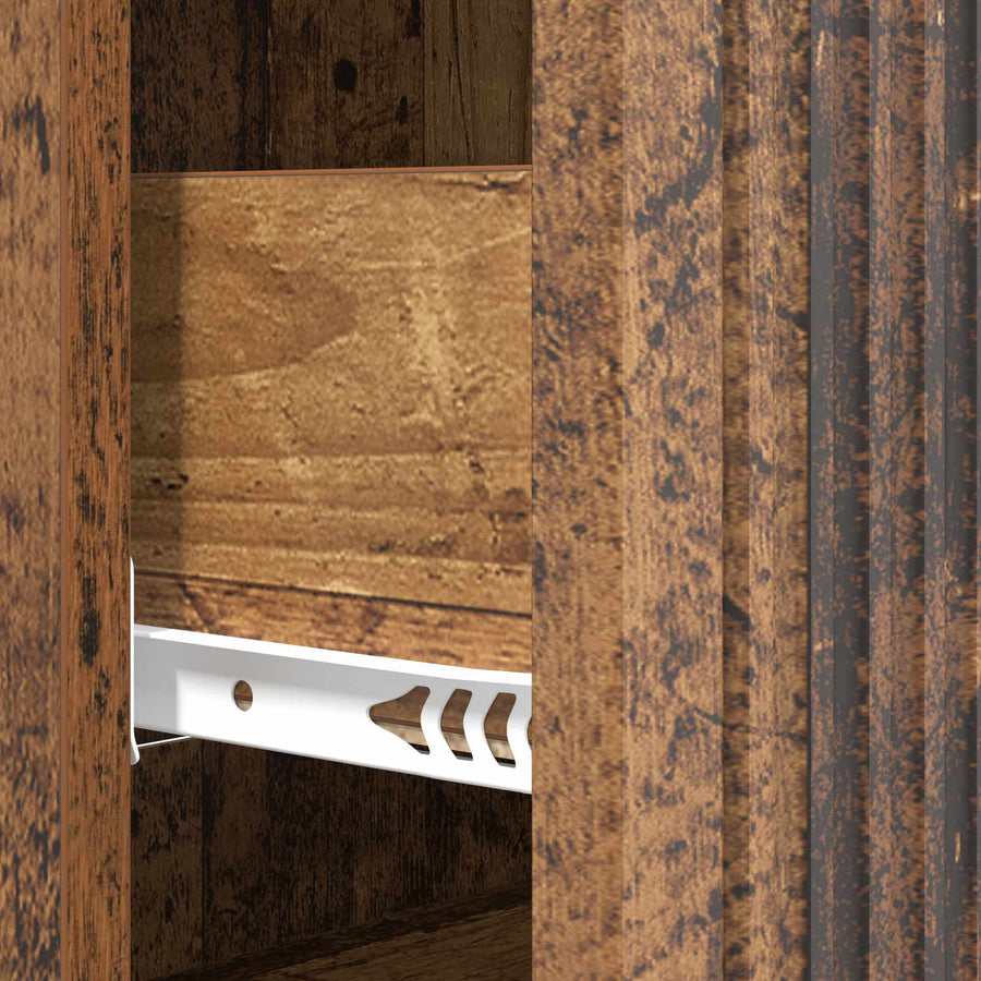 Ladenkast Oud hout 66 x 34,5 x 90 cm Bewerkt hout