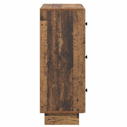 Ladenkast Oud hout 66 x 34,5 x 90 cm Bewerkt hout