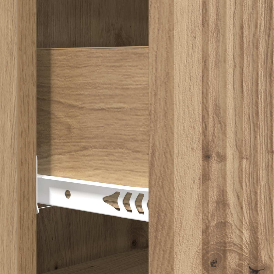 Ladenkast Artisanaal eiken 66 x 34,5 x 90 cm Bewerkt hout