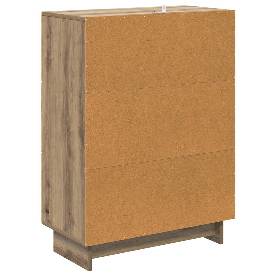 Ladenkast Artisanaal eiken 66 x 34,5 x 90 cm Bewerkt hout