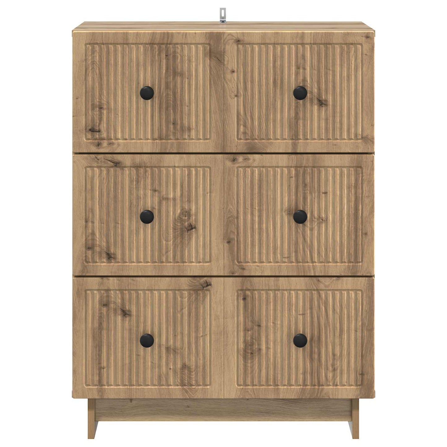Ladenkast Artisanaal eiken 66 x 34,5 x 90 cm Bewerkt hout