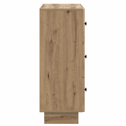 Ladenkast Artisanaal eiken 66 x 34,5 x 90 cm Bewerkt hout