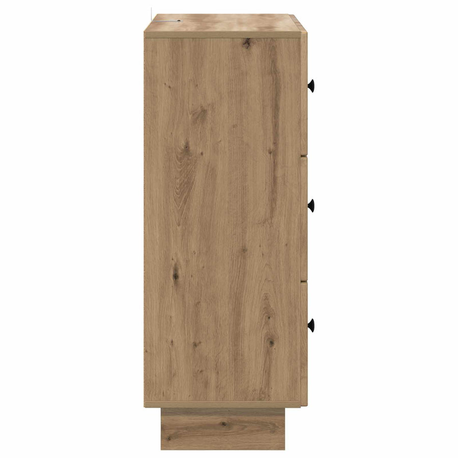 Ladenkast Artisanaal eiken 66 x 34,5 x 90 cm Bewerkt hout