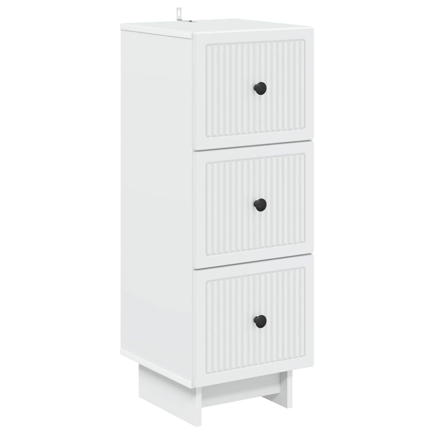 Ladenkast Wit 33 x 34,5 x 90 cm Bewerkt hout
