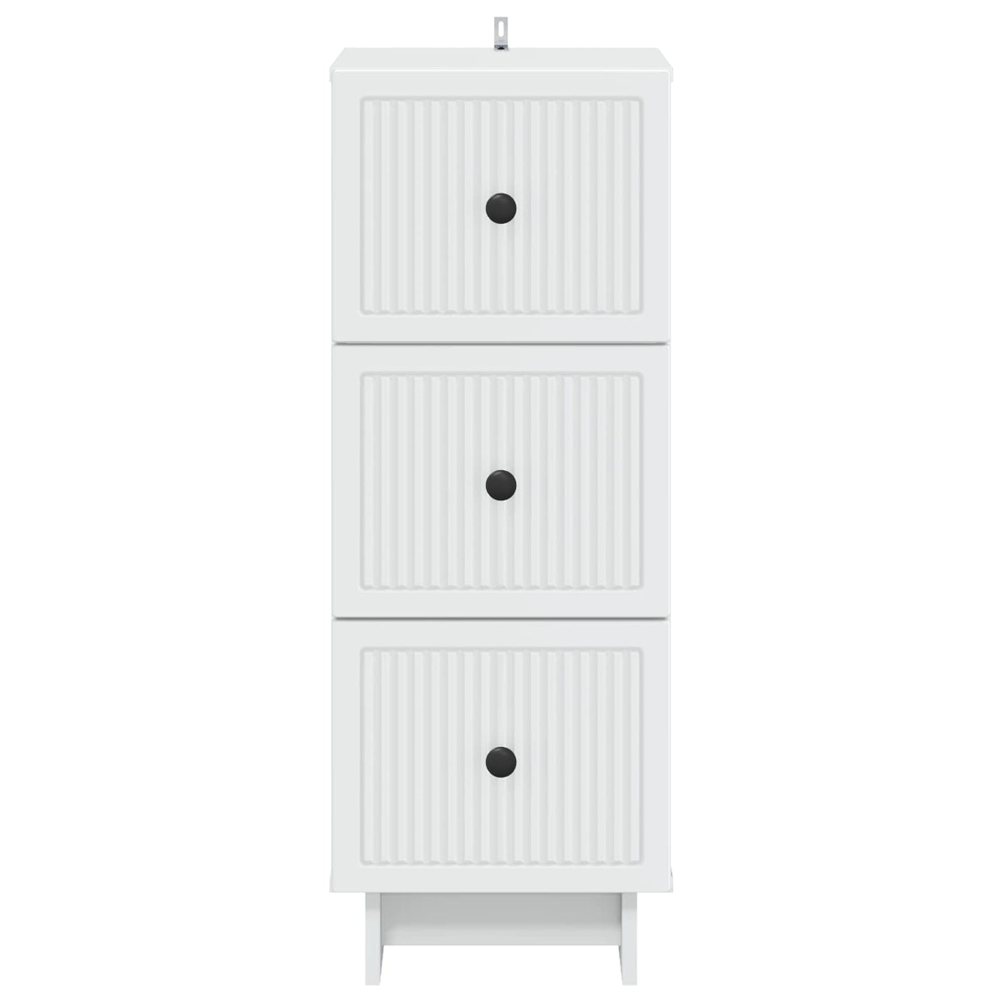 Ladenkast Wit 33 x 34,5 x 90 cm Bewerkt hout