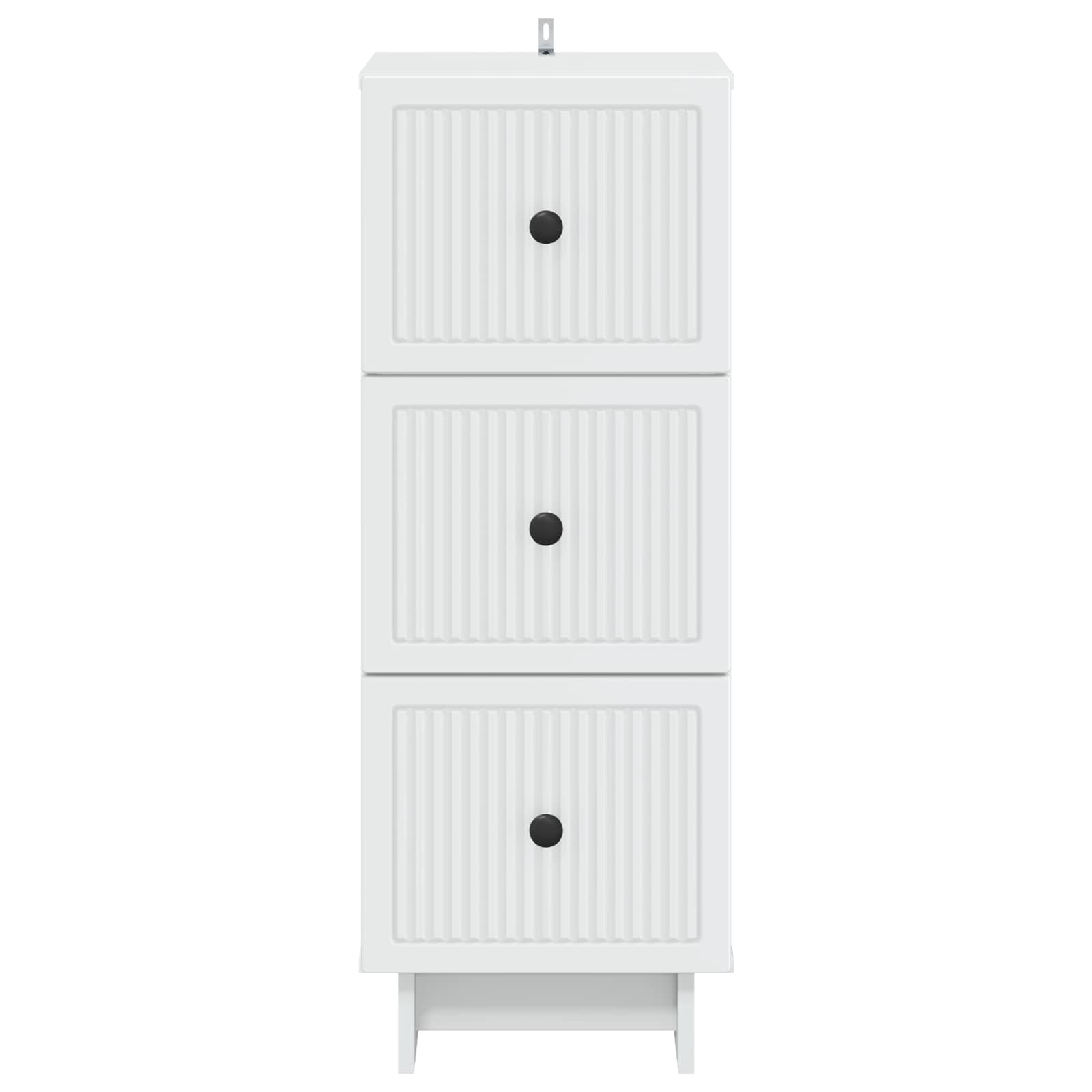 Ladenkast Wit 33 x 34,5 x 90 cm Bewerkt hout