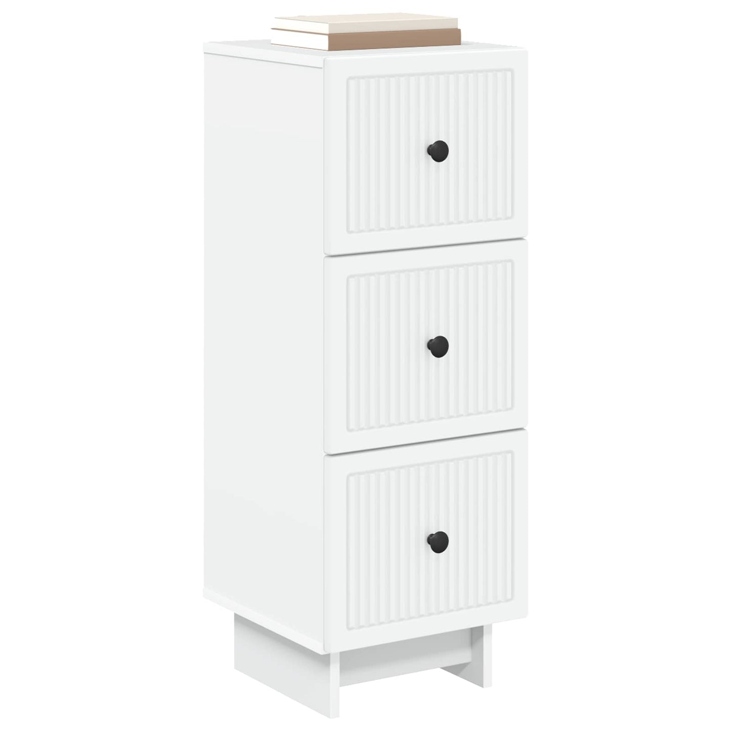 Ladenkast Wit 33 x 34,5 x 90 cm Bewerkt hout