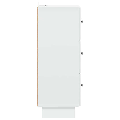 Ladenkast Wit 33 x 34,5 x 90 cm Bewerkt hout
