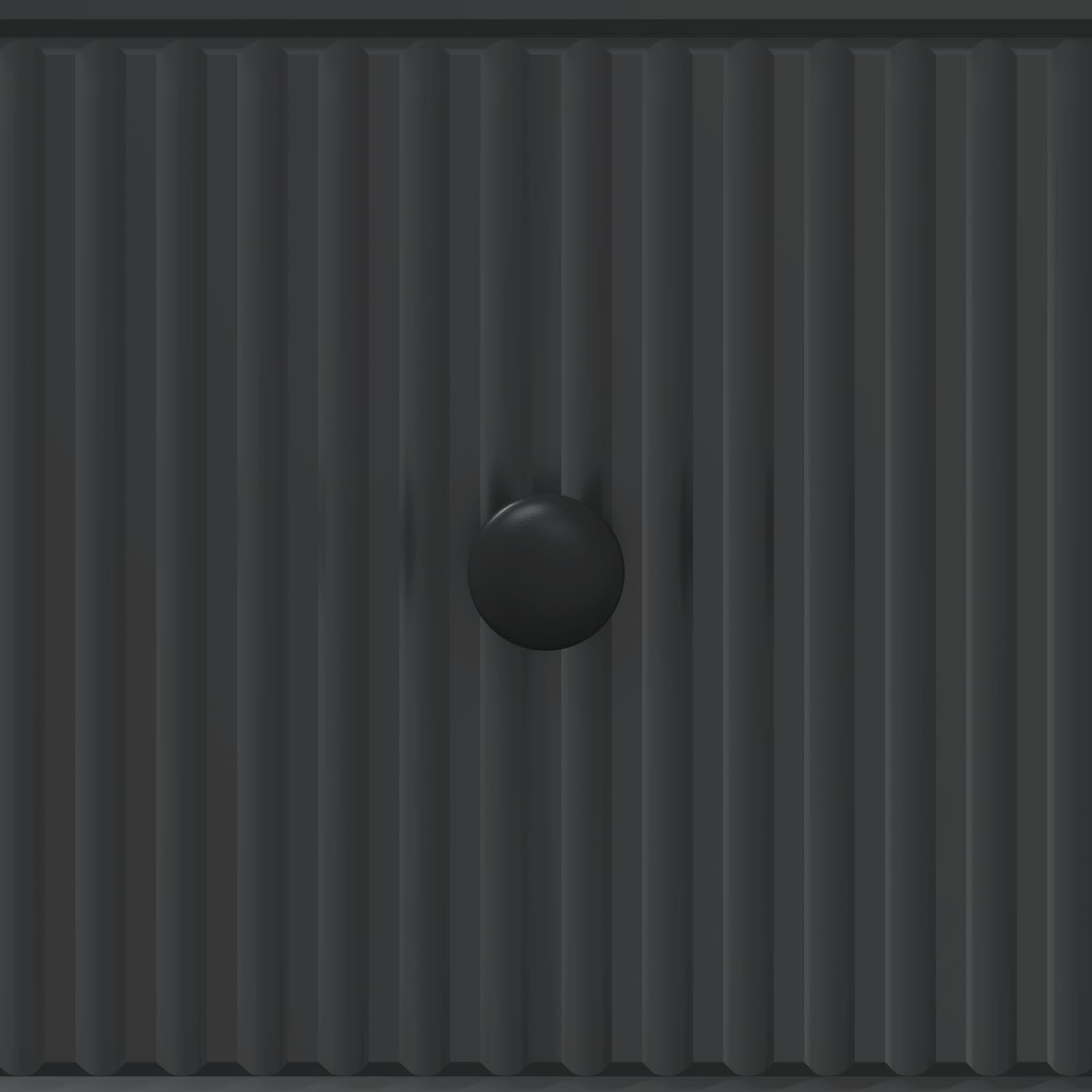 Ladenkast Zwart 33 x 34,5 x 90 cm Bewerkt hout