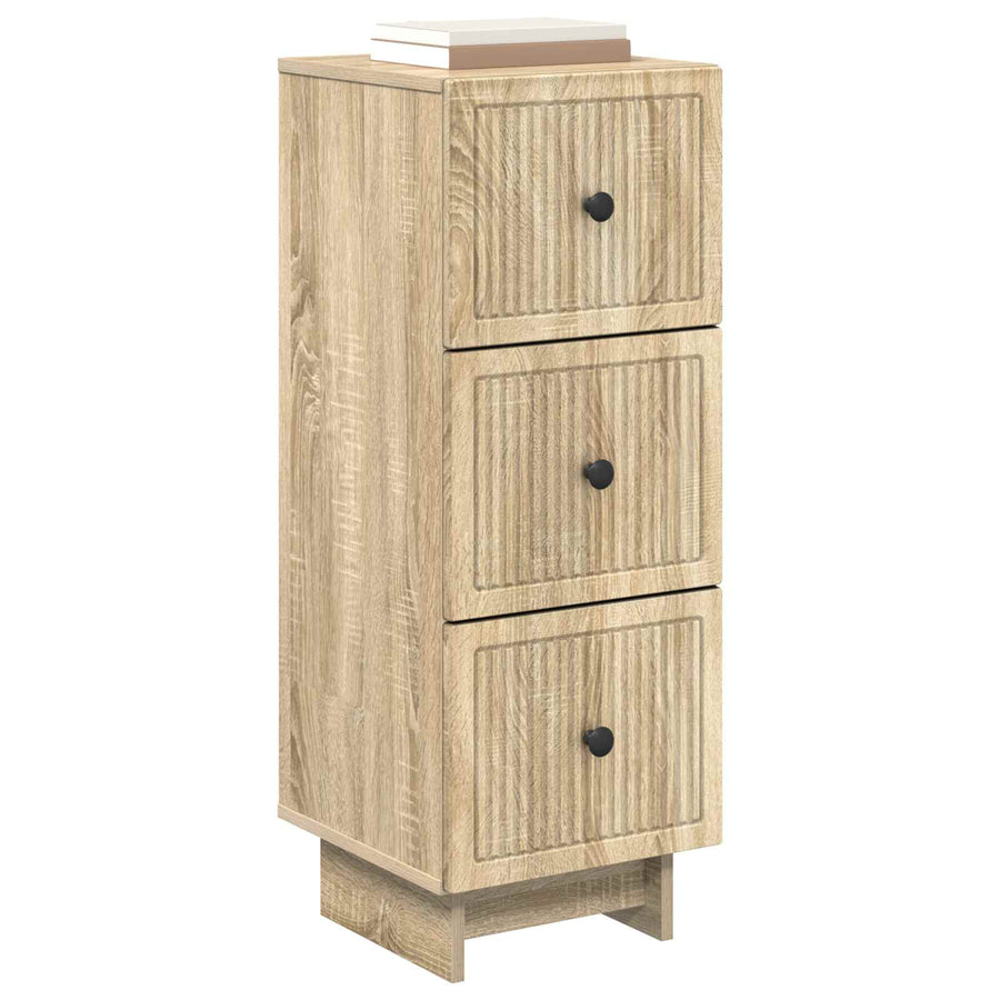 Ladenkast Sonoma Eiken 33 x 34,5 x 90 cm Bewerkt hout