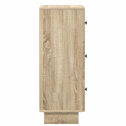 Ladenkast Sonoma Eiken 33 x 34,5 x 90 cm Bewerkt hout