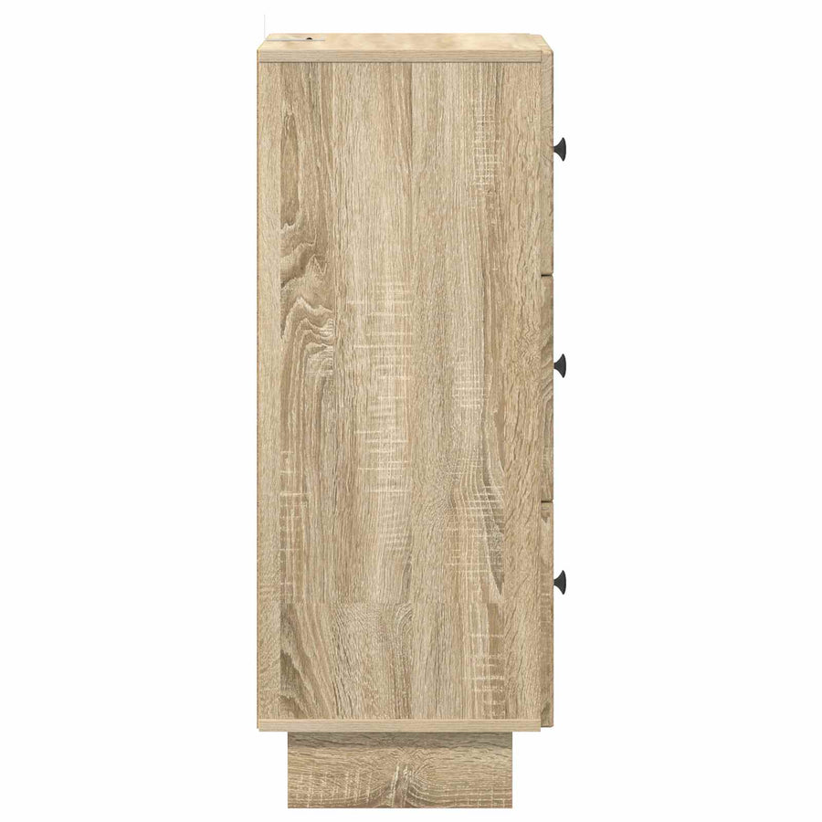Ladenkast Sonoma Eiken 33 x 34,5 x 90 cm Bewerkt hout