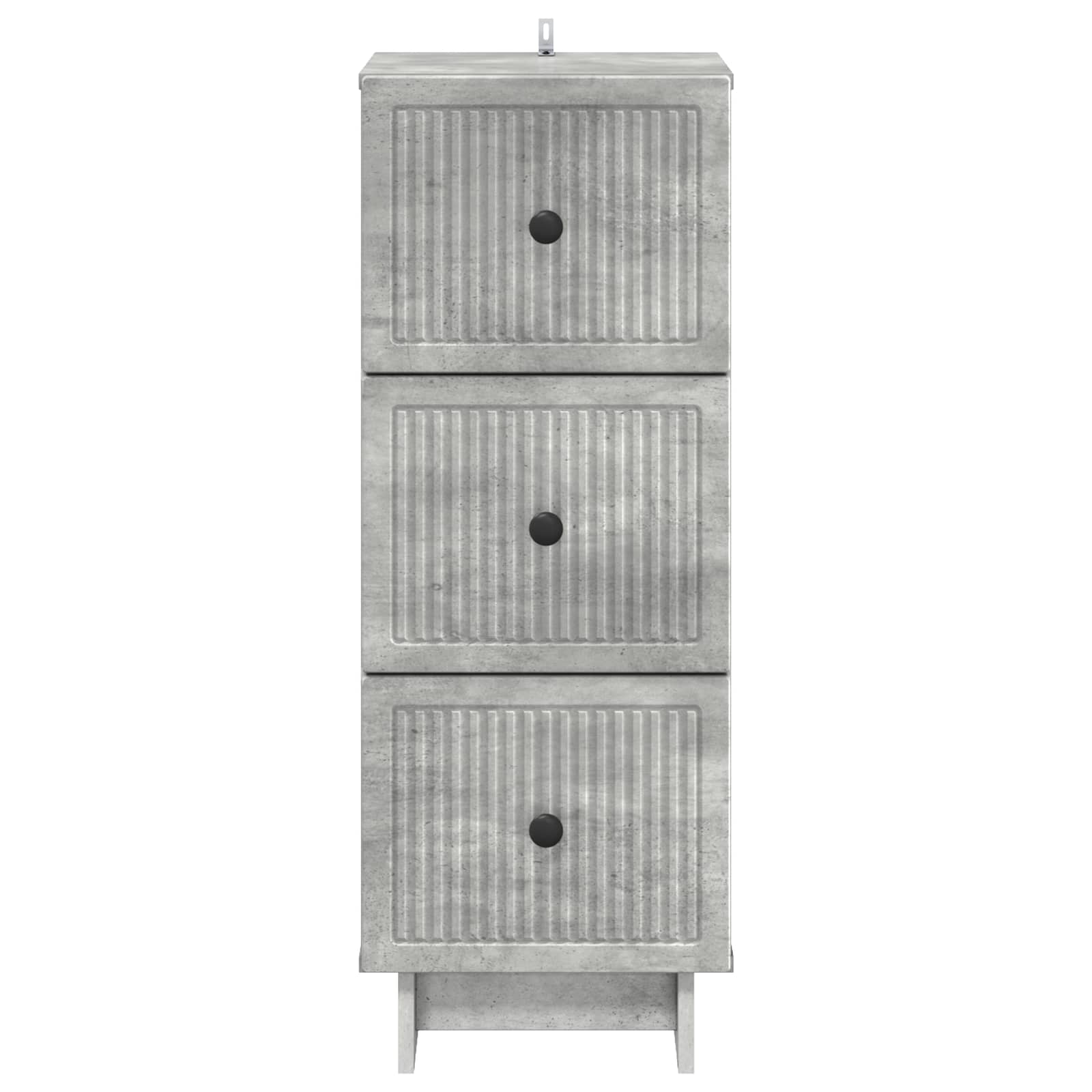 Ladenkast Betongrijs 33 x 34,5 x 90 cm Bewerkt hout