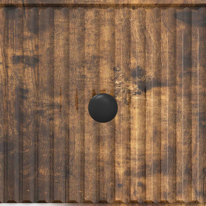 Ladenkast Gerookt eiken 33 x 34,5 x 90 cm Bewerkt hout