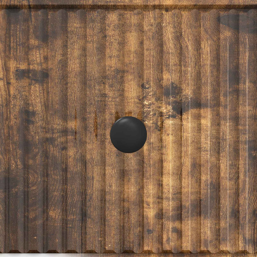 Ladenkast Gerookt eiken 33 x 34,5 x 90 cm Bewerkt hout