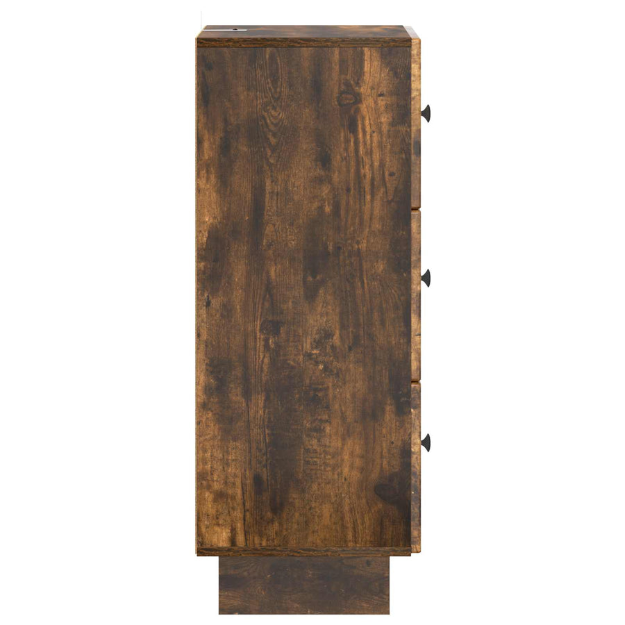 Ladenkast Gerookt eiken 33 x 34,5 x 90 cm Bewerkt hout