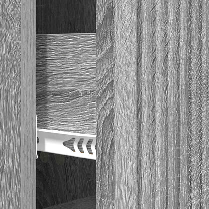 Ladenkast Grijs sonoma 33 x 34,5 x 90 cm Bewerkt hout