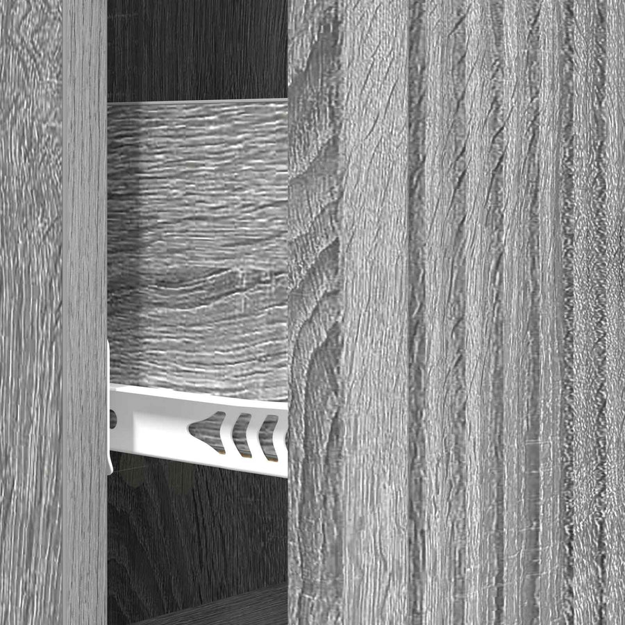 Ladenkast Grijs sonoma 33 x 34,5 x 90 cm Bewerkt hout