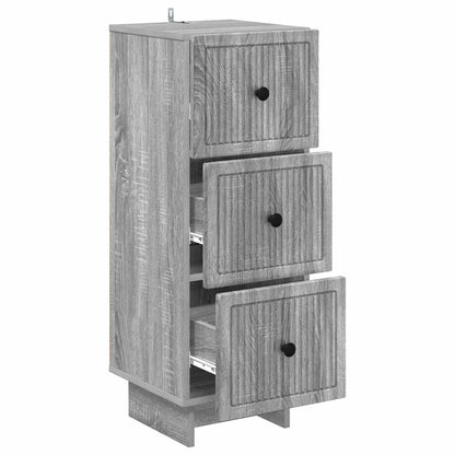 Ladenkast Grijs sonoma 33 x 34,5 x 90 cm Bewerkt hout